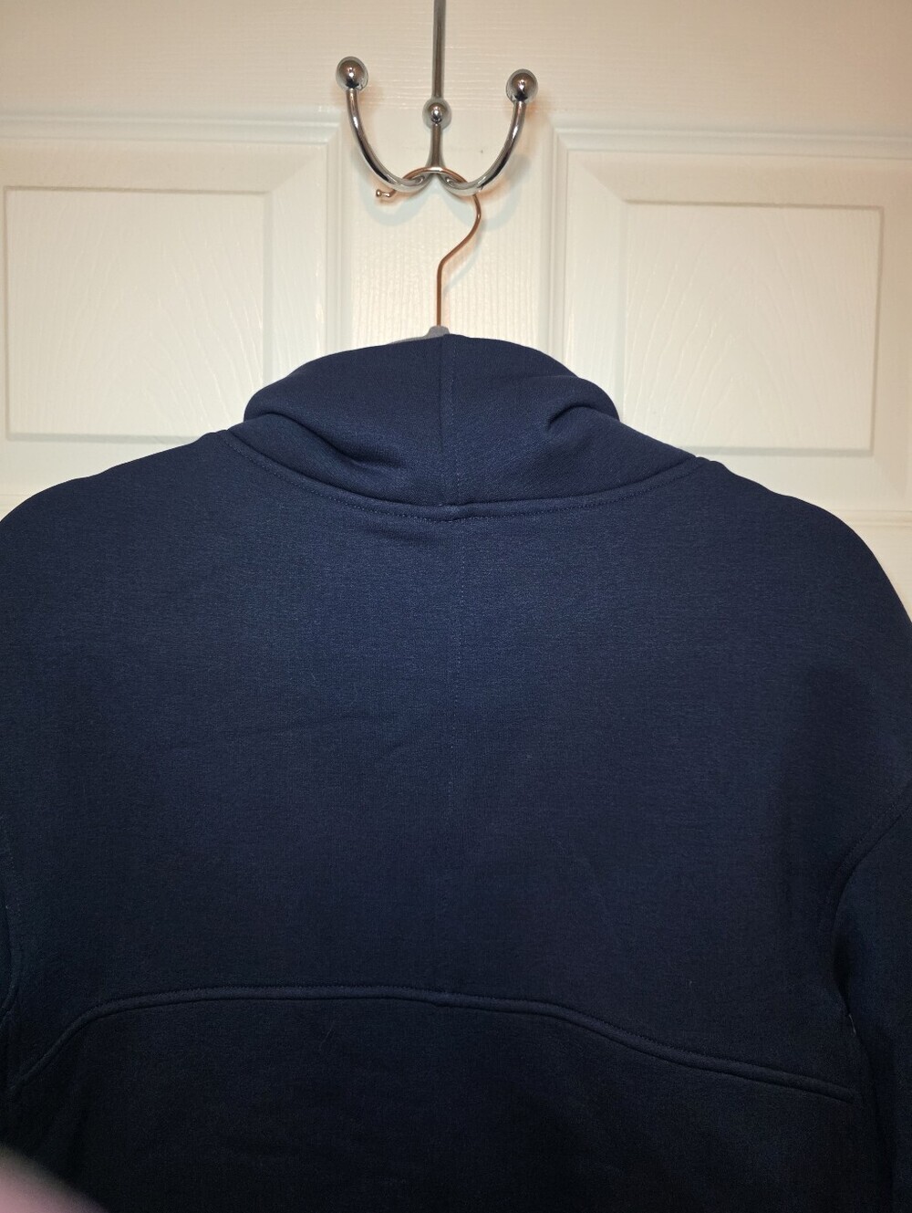 Lululemon Kick The Cold Funnel Neck Fleece Sweatshirt Inkwell Navy Blue Size 8 - Picture 10 of 15